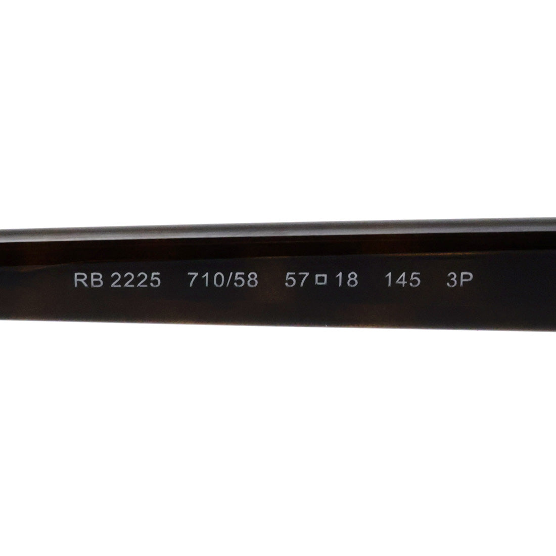 レイバン 偏光サングラス Ray-Ban RB2225 71058 57 59 幾何学形 スクエア トータス系