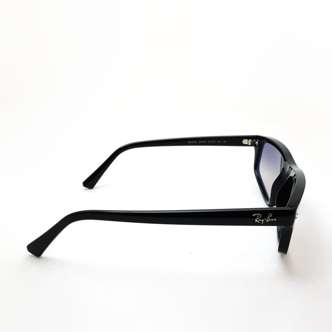 レイバン サングラス Ray-Ban RB2225 90132 57 59 幾何学形 スクエア ブラック系