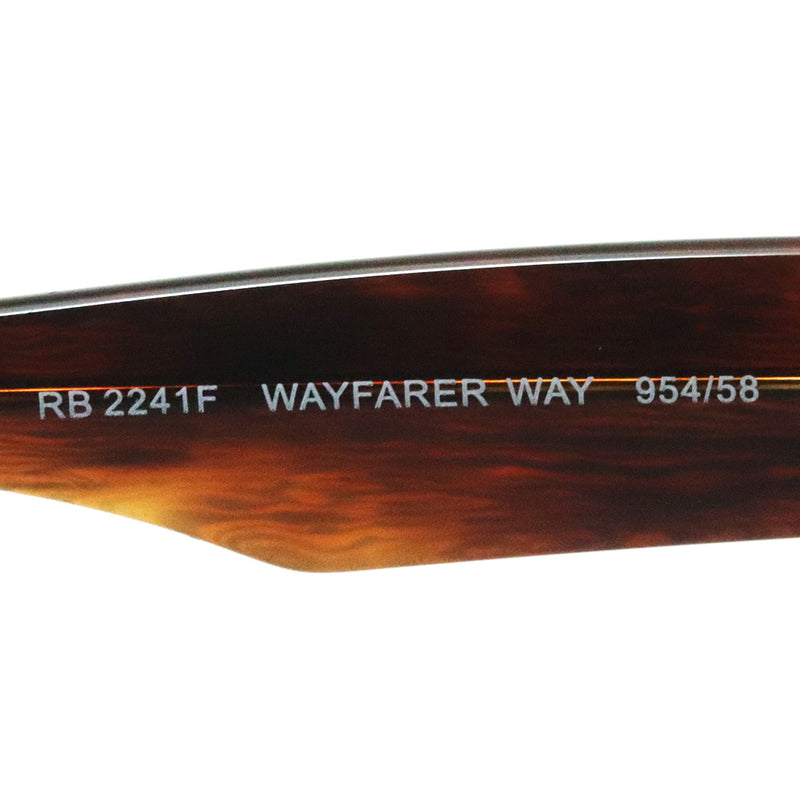 レイバン 偏光サングラス Ray-Ban WAYFARER WAY ウェイファーラー ウェイ RB2241F 95458 54 ボストン