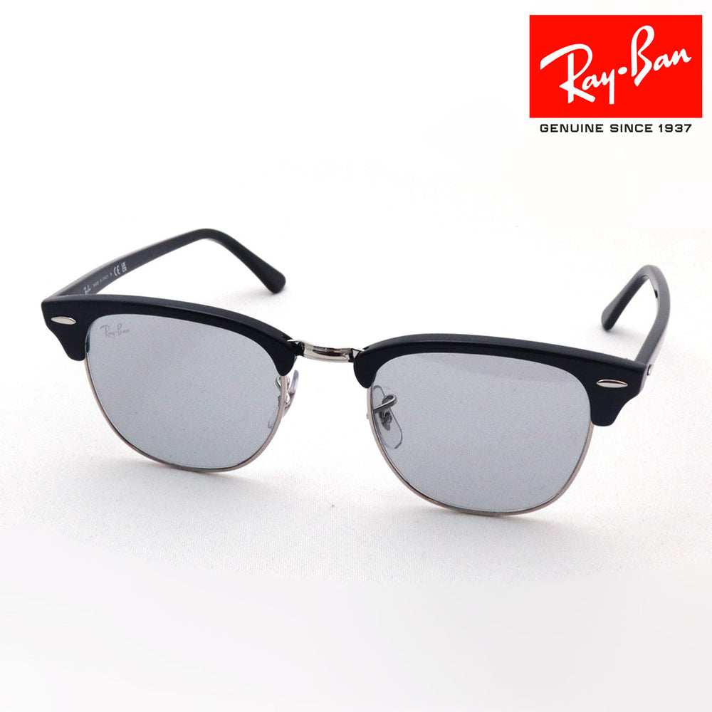 美品　Ray-Ban CLUBMASTER RB3016 1354/r5 Ray-Ban RB3016-1354/R5 CLUBMASTER Sunglasses, Black and