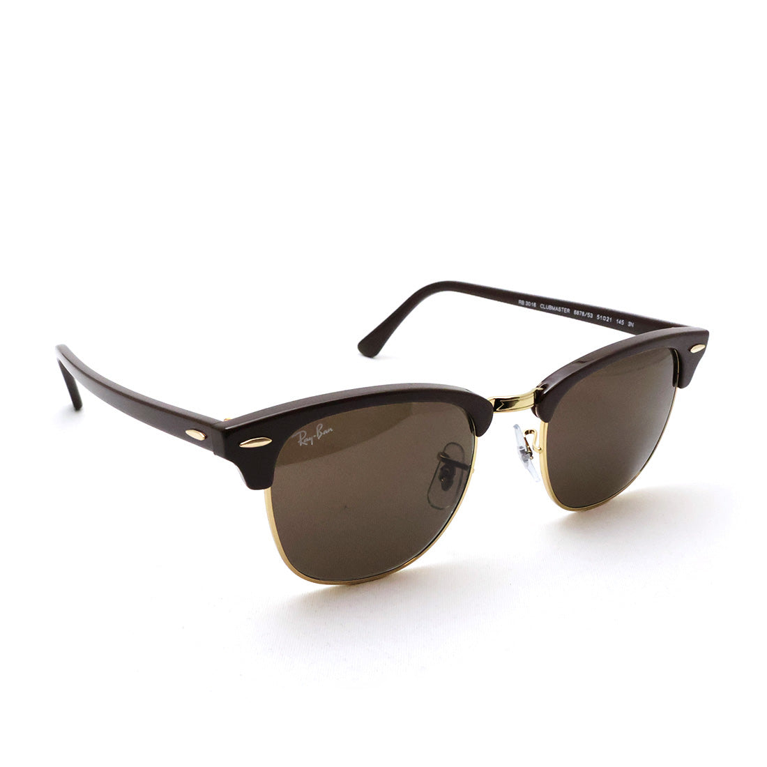 レイバン サングラス Ray-Ban RB3016 687853 51 RB3016F 687853 55 CLUBMASTER クラブマスター ブロー ブラウン系 ゴールド系