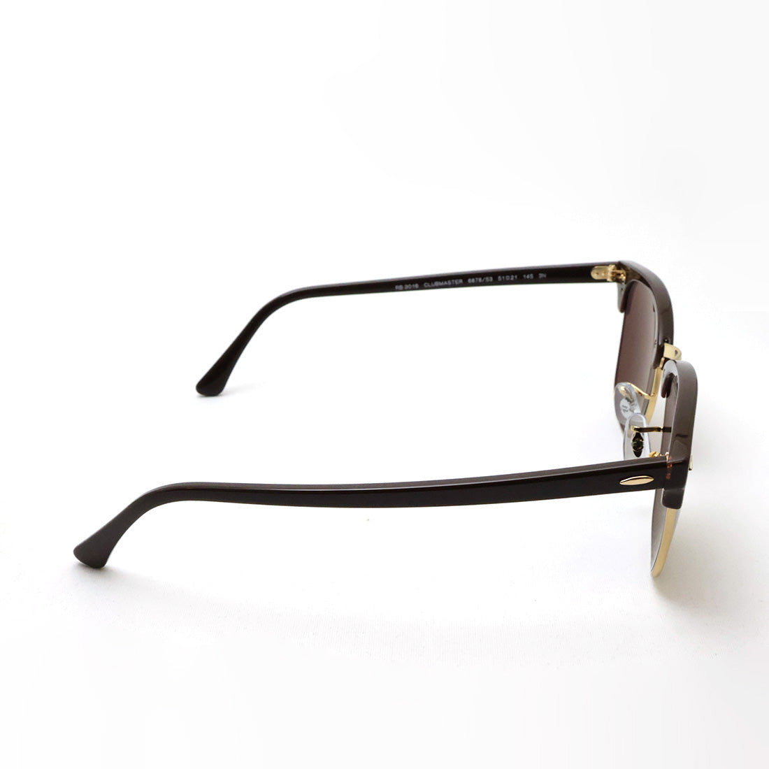 レイバン サングラス Ray-Ban RB3016 687853 51 RB3016F 687853 55 CLUBMASTER クラブマスター ブロー ブラウン系 ゴールド系