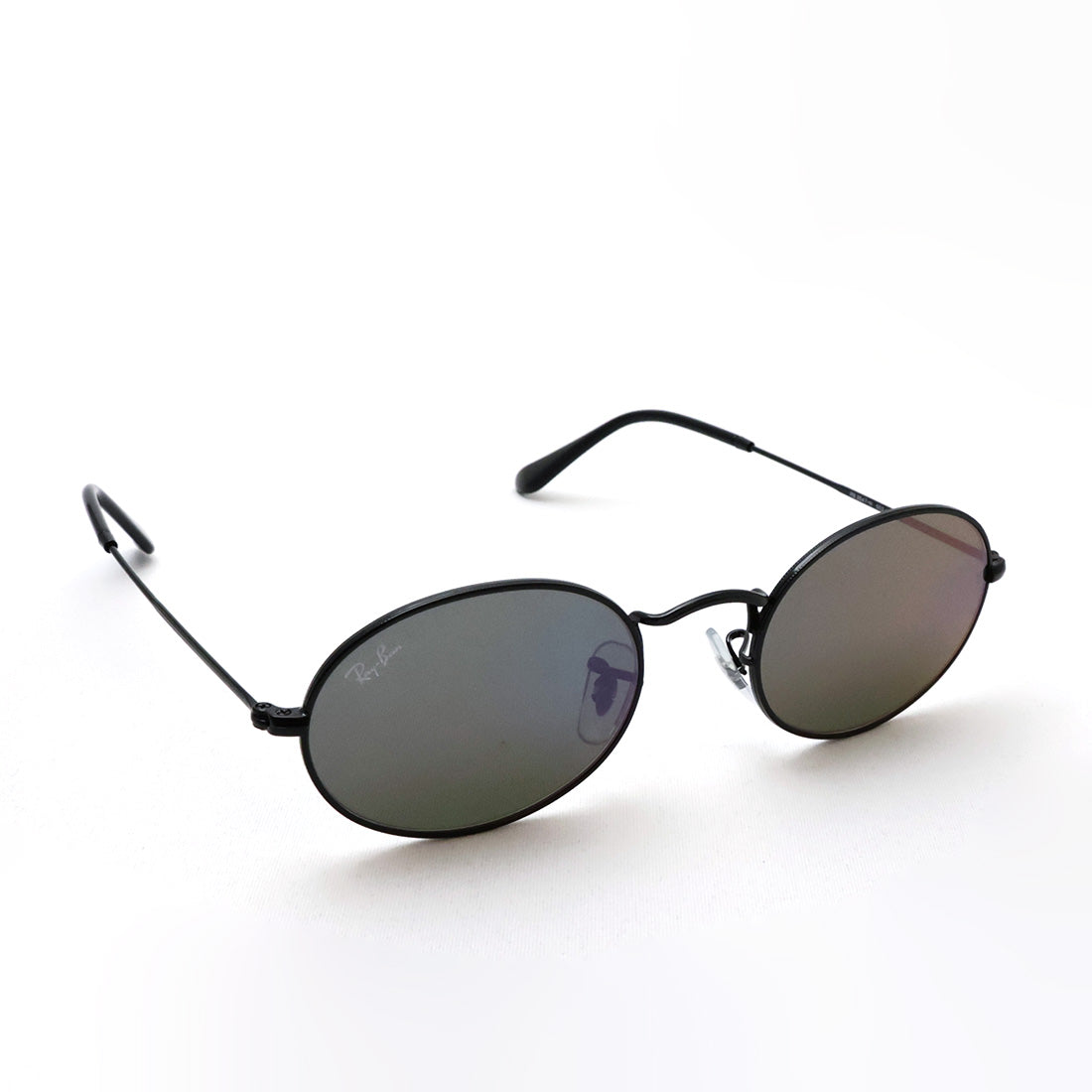 レイバン サングラス Ray-Ban RB3547N 00239 51 ミラー オーバル ブラック系