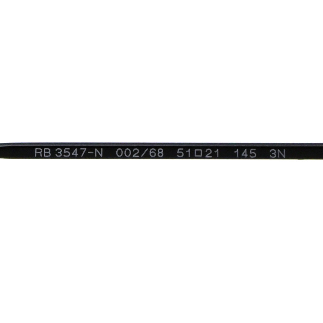 レイバン サングラス Ray-Ban RB3547N 00268 51 ミラー オーバル ブラック系