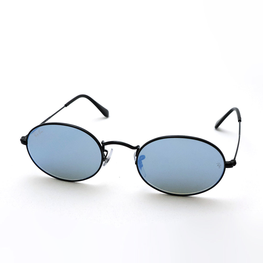 レイバン サングラス Ray-Ban RB3547N 0028O 51 ミラー オーバル ブラック系