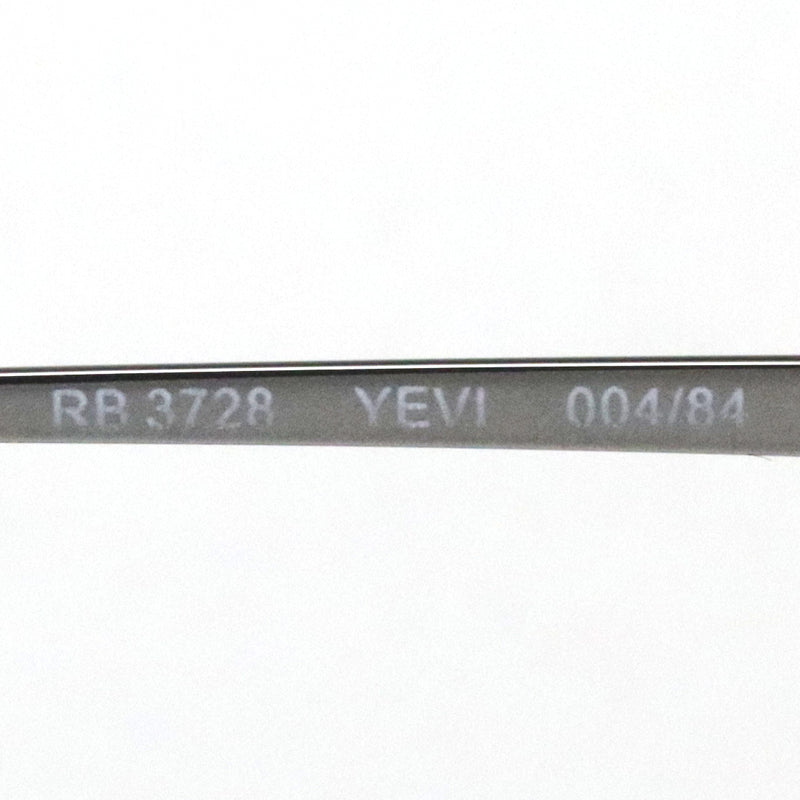 レイバン サングラス Ray-Ban YEVI イエヴィ RB3728 00484 55 58 スクエア