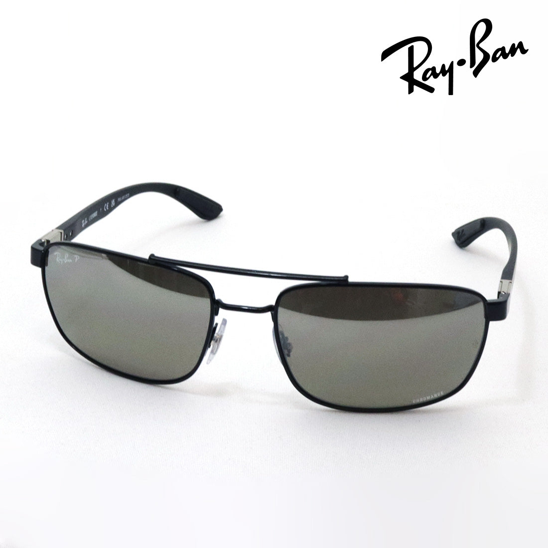 Ray-Ban Polarized Sunglasses Ray-Ban CHROMANCE Romance RB3737CH 0025J 60 Square