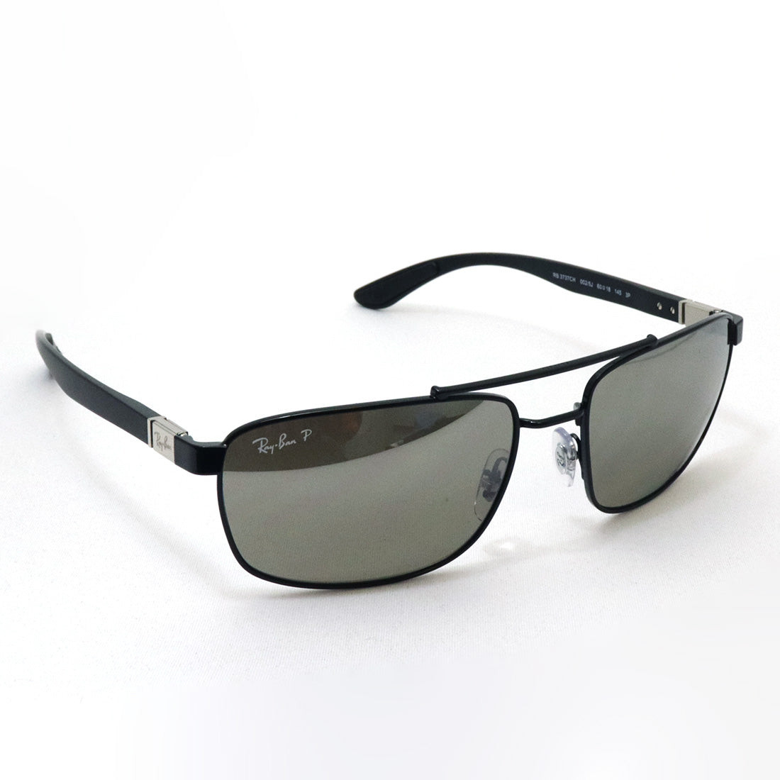 Ray-Ban Polarized Sunglasses Ray-Ban CHROMANCE Romance RB3737CH 0025J 60 Square