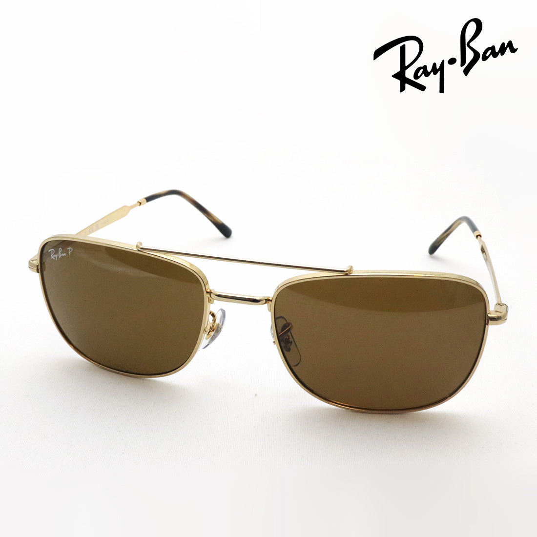 レイバン 偏光サングラス Ray-Ban RB3755 00157 59 62 スクエア