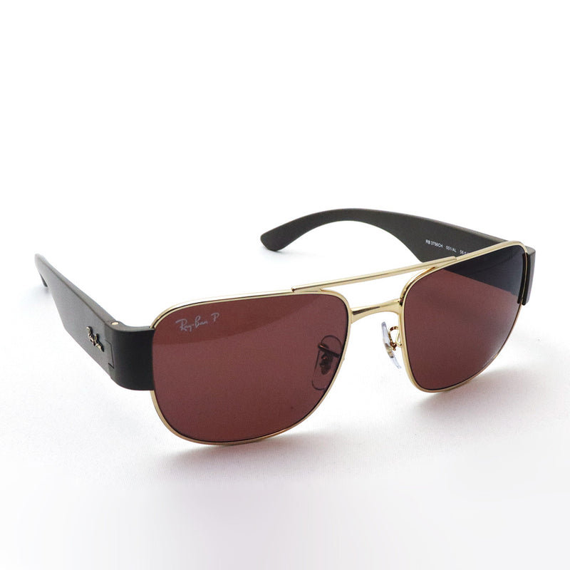 レイバン 偏光サングラス Ray-Ban ロマンス CHROMANCE RB3756CH 001AL 56 59 スクエア