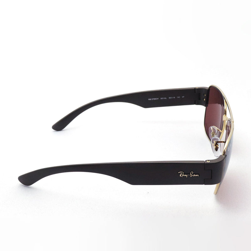 レイバン 偏光サングラス Ray-Ban ロマンス CHROMANCE RB3756CH 001AL 56 59 スクエア
