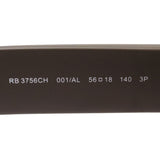 レイバン 偏光サングラス Ray-Ban ロマンス CHROMANCE RB3756CH 001AL 56 59 スクエア