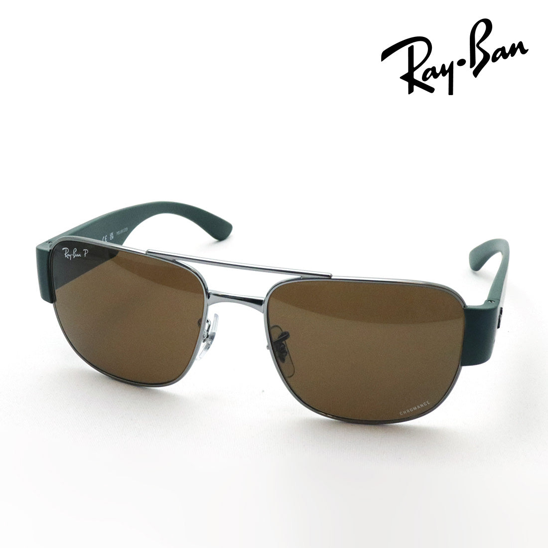 レイバン 偏光サングラス Ray-Ban ロマンス CHROMANCE RB3756CH 004AN 56 59 スクエア