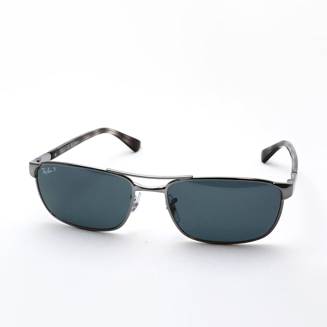 レイバン 偏光サングラス Ray-Ban RB3778 0043R 57 60 幾何学形 ティアドロップ シルバー系
