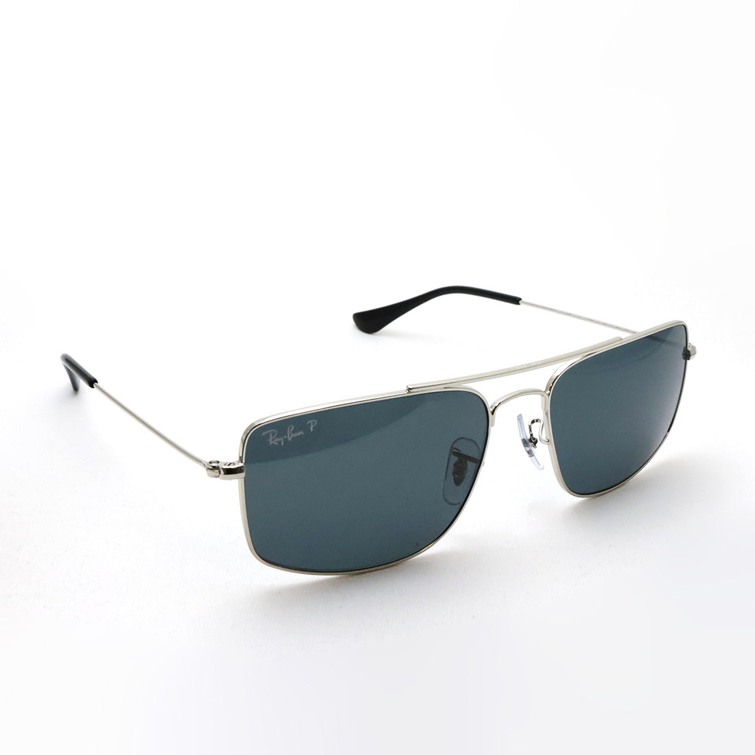 レイバン 偏光サングラス Ray-Ban RB3779 0033R 56 59 Explorer 3 スクエア シルバー系
