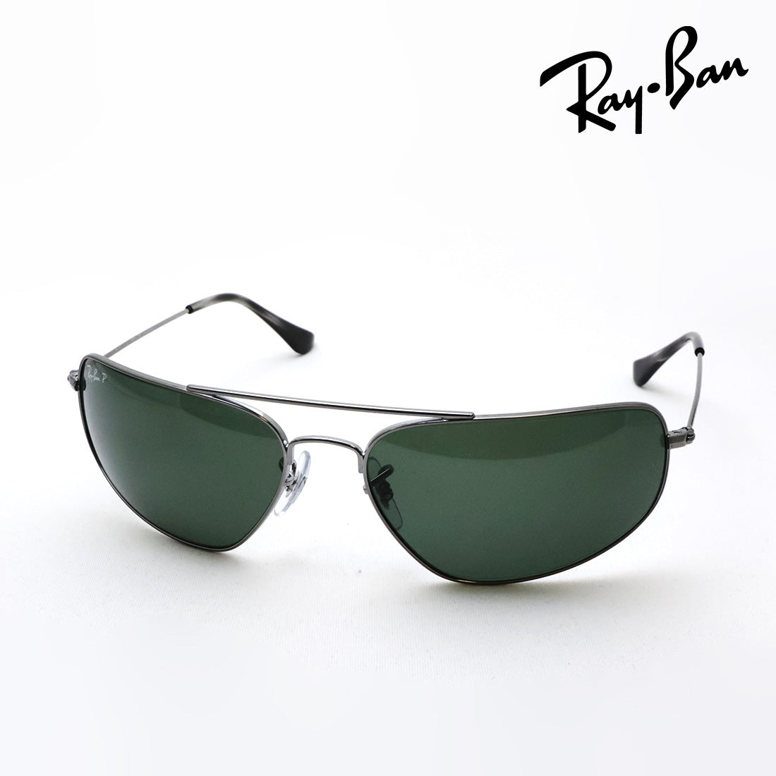 レイバン 偏光サングラス Ray-Ban RB3780 00458 63 スクエア シルバー系