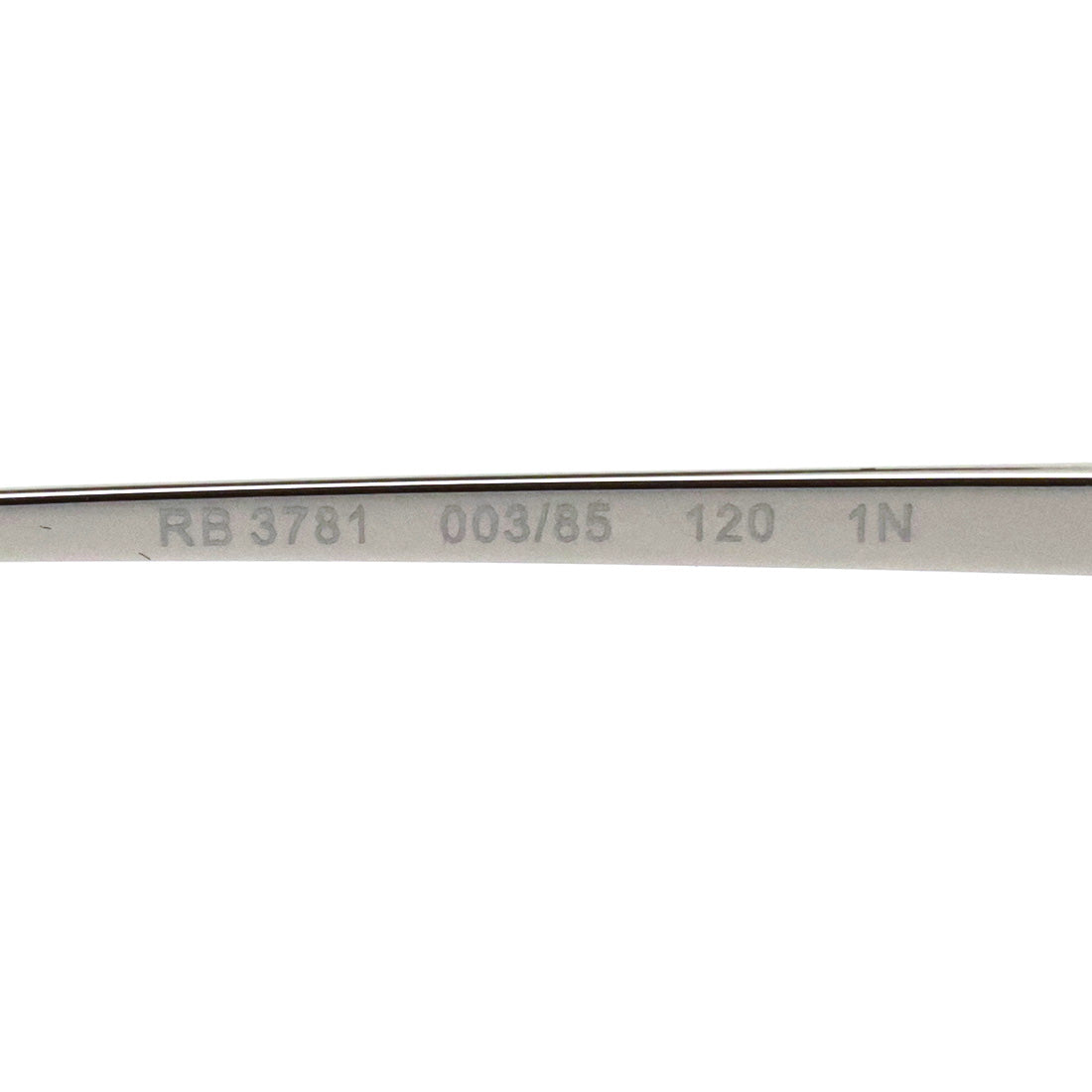 レイバン サングラス Ray-Ban RB3781 00385 41 Alix リムレス フルレンズ スクエア シルバー系