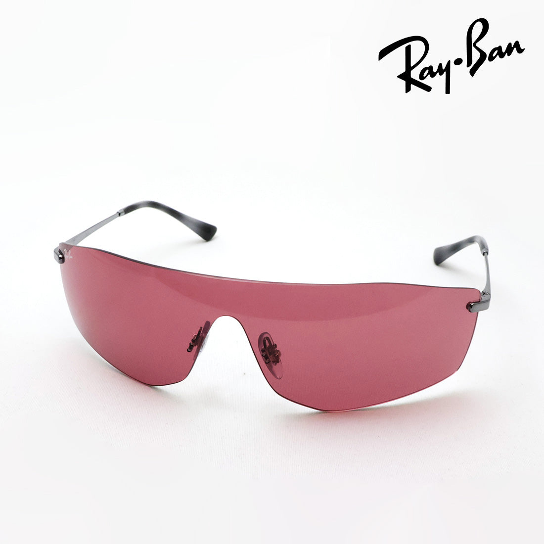 レイバン サングラス Ray-Ban RB3781 00475 41 Alix リムレス フルレンズ スクエア シルバー系