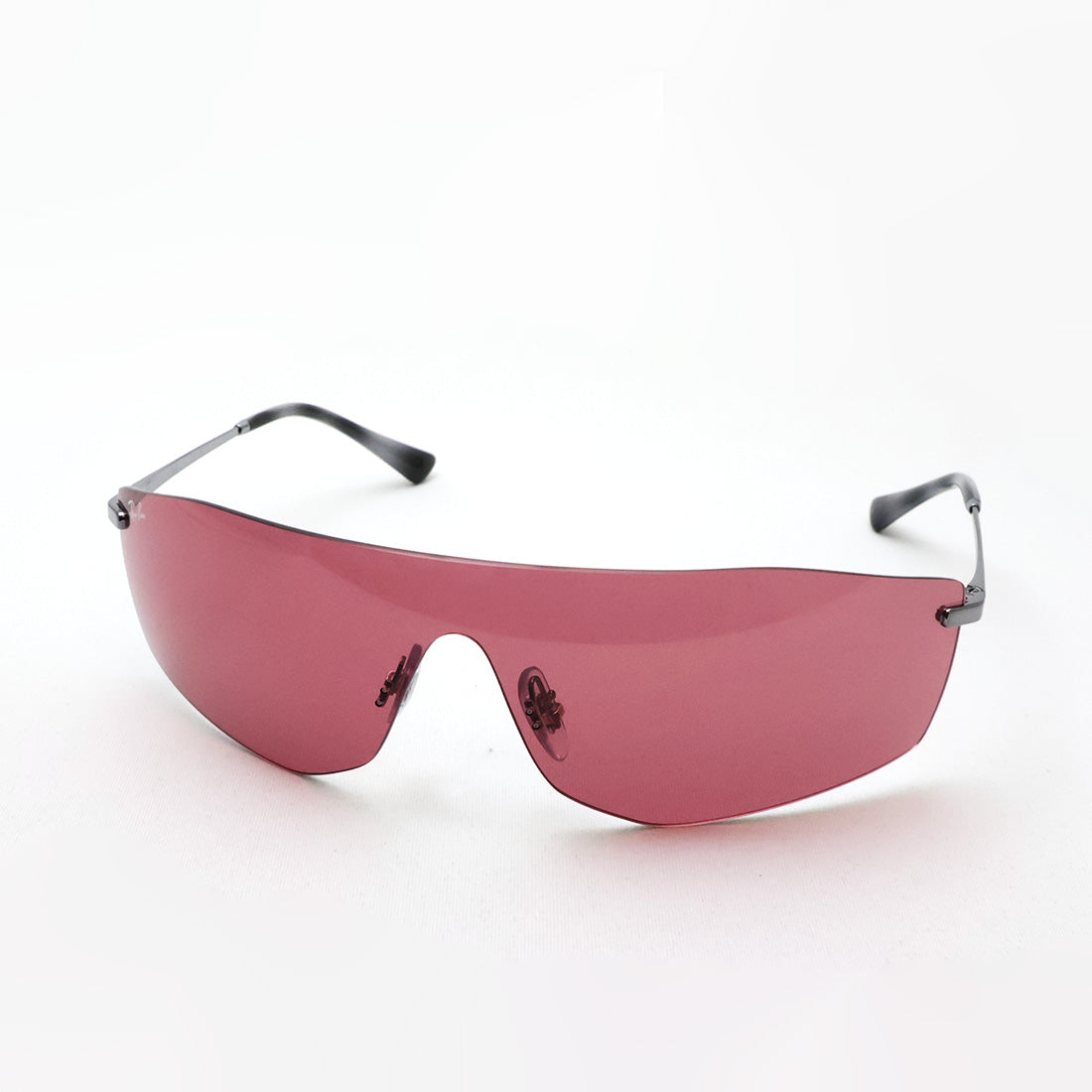 レイバン サングラス Ray-Ban RB3781 00475 41 Alix リムレス フルレンズ スクエア シルバー系