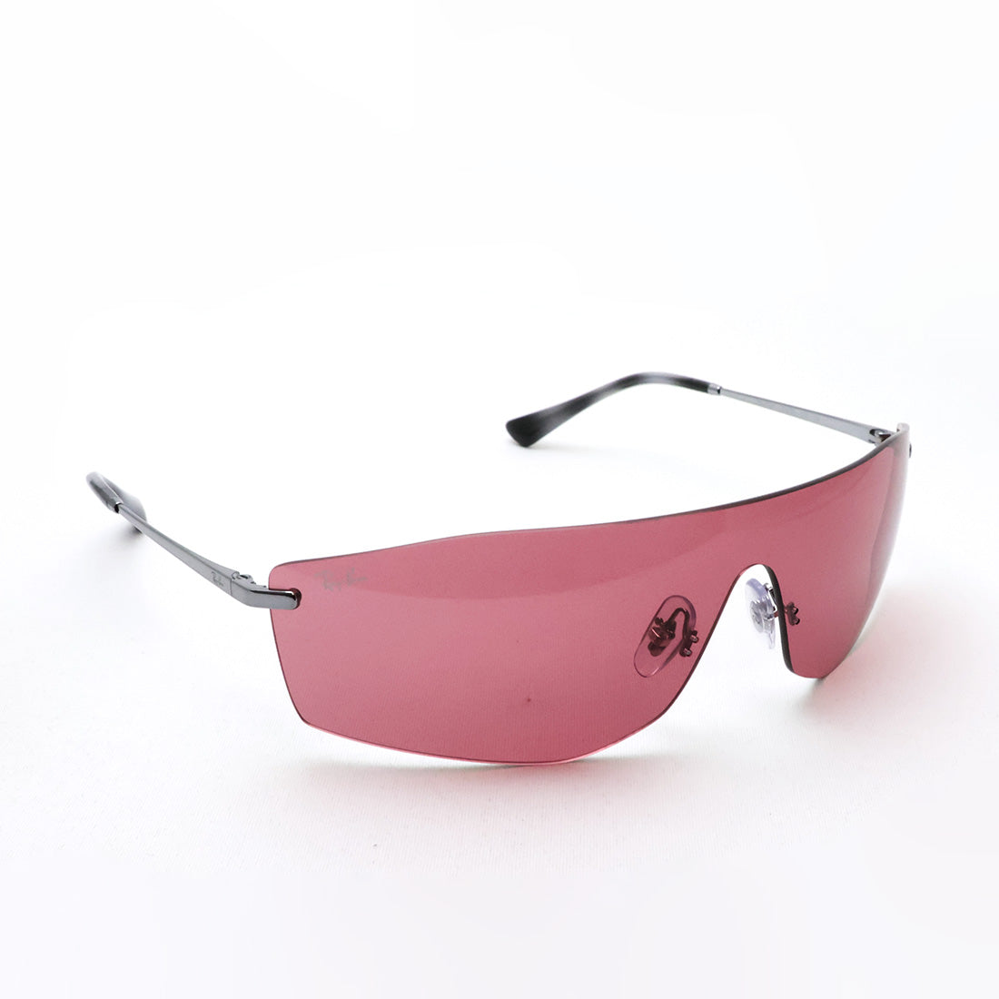 レイバン サングラス Ray-Ban RB3781 00475 41 Alix リムレス フルレンズ スクエア シルバー系