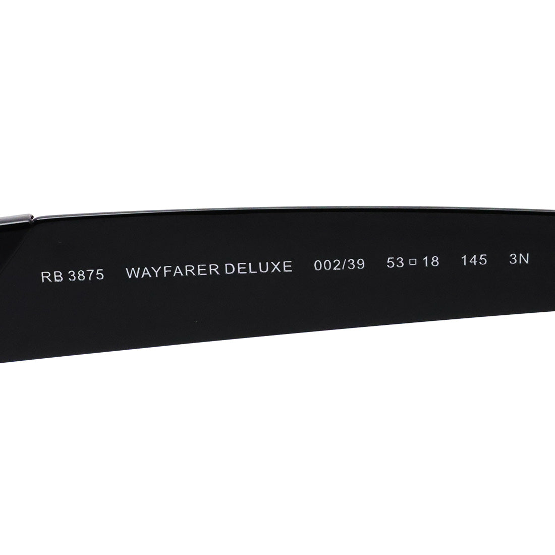 レイバン サングラス Ray-Ban RB3875 00239 53 WAYFARER DELUXE ウェイファーラー デラックス スクエア ブラック系