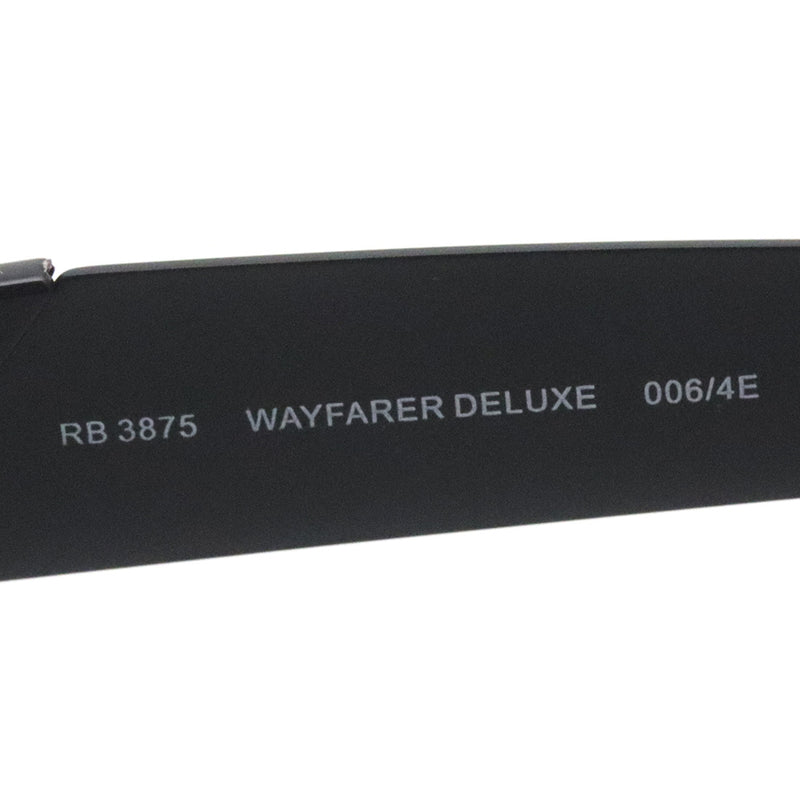 レイバン サングラス Ray-Ban WAYFARER DELUXE ウェイファーラー デラックス RB3875 0064E 53 56 スクエア