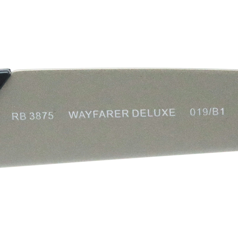 レイバン サングラス Ray-Ban WAYFARER DELUXE ウェイファーラー デラックス RB3875 019B1 53 56 スクエア
