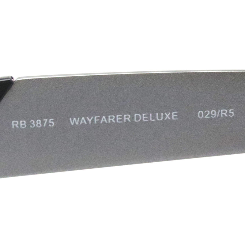 レイバン サングラス Ray-Ban WAYFARER DELUXE ウェイファーラー デラックス RB3875 029R5 53 56 スクエア