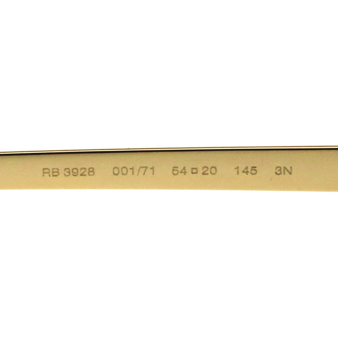 レイバン サングラス Ray-Ban RB3928 00171 54 A$AP ROCKY リムレス スクエア ゴールド系