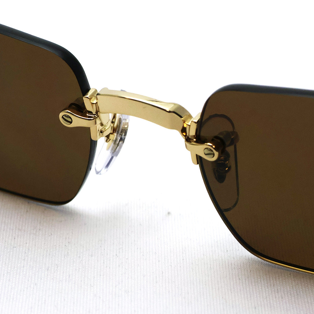 レイバン 偏光サングラス Ray-Ban RB3928 00183 54 A$AP ROCKY リムレス スクエア ゴールド系
