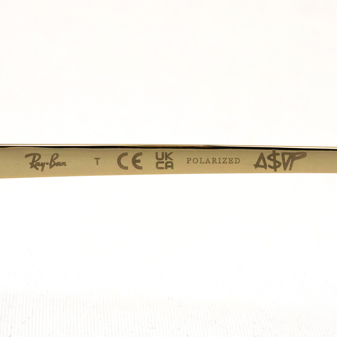 レイバン 偏光サングラス Ray-Ban RB3928 00183 54 A$AP ROCKY リムレス スクエア ゴールド系