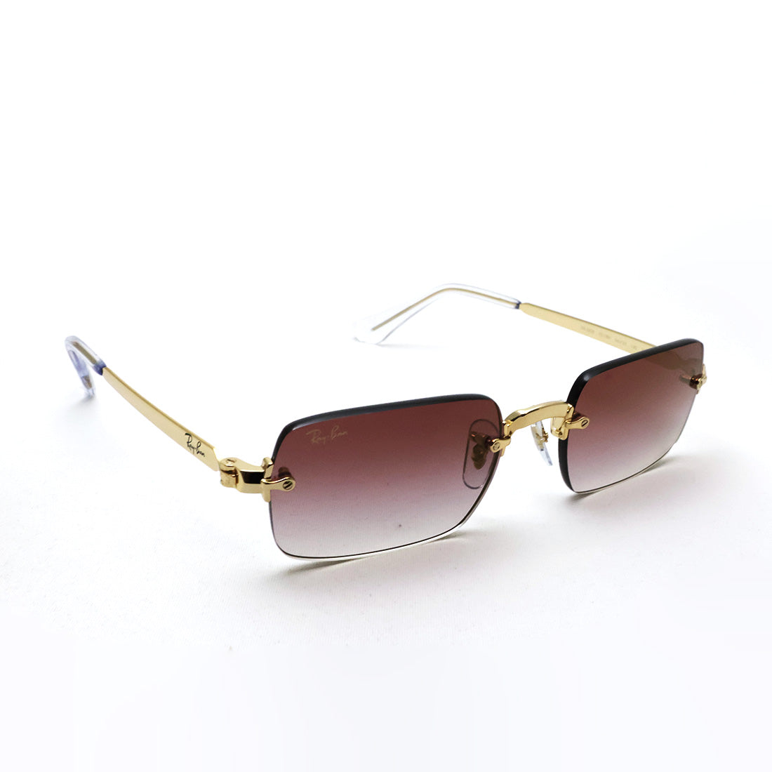 レイバン サングラス Ray-Ban RB3928 0018H 54 A$AP ROCKY リムレス スクエア ゴールド系