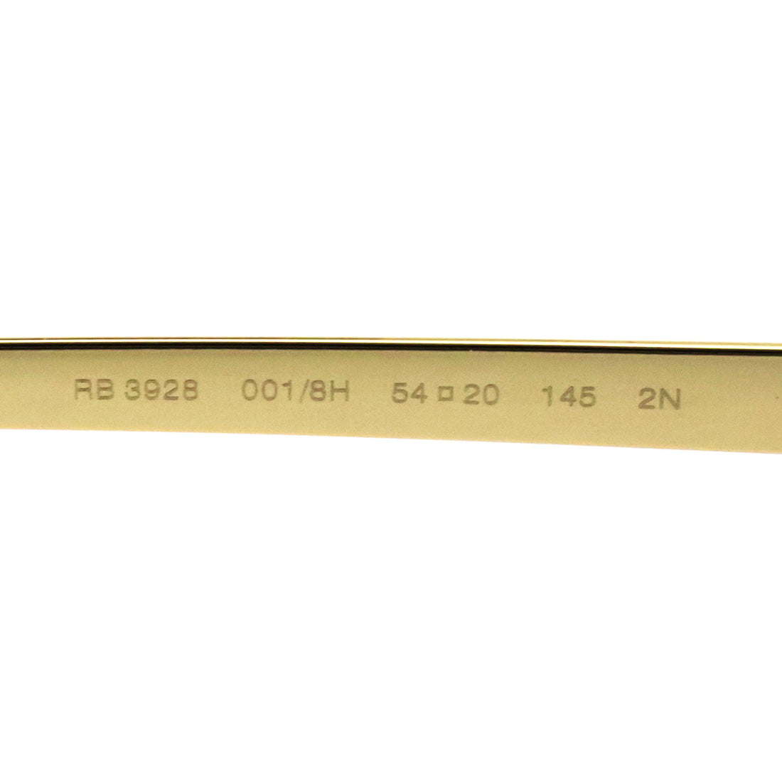 レイバン サングラス Ray-Ban RB3928 0018H 54 A$AP ROCKY リムレス スクエア ゴールド系