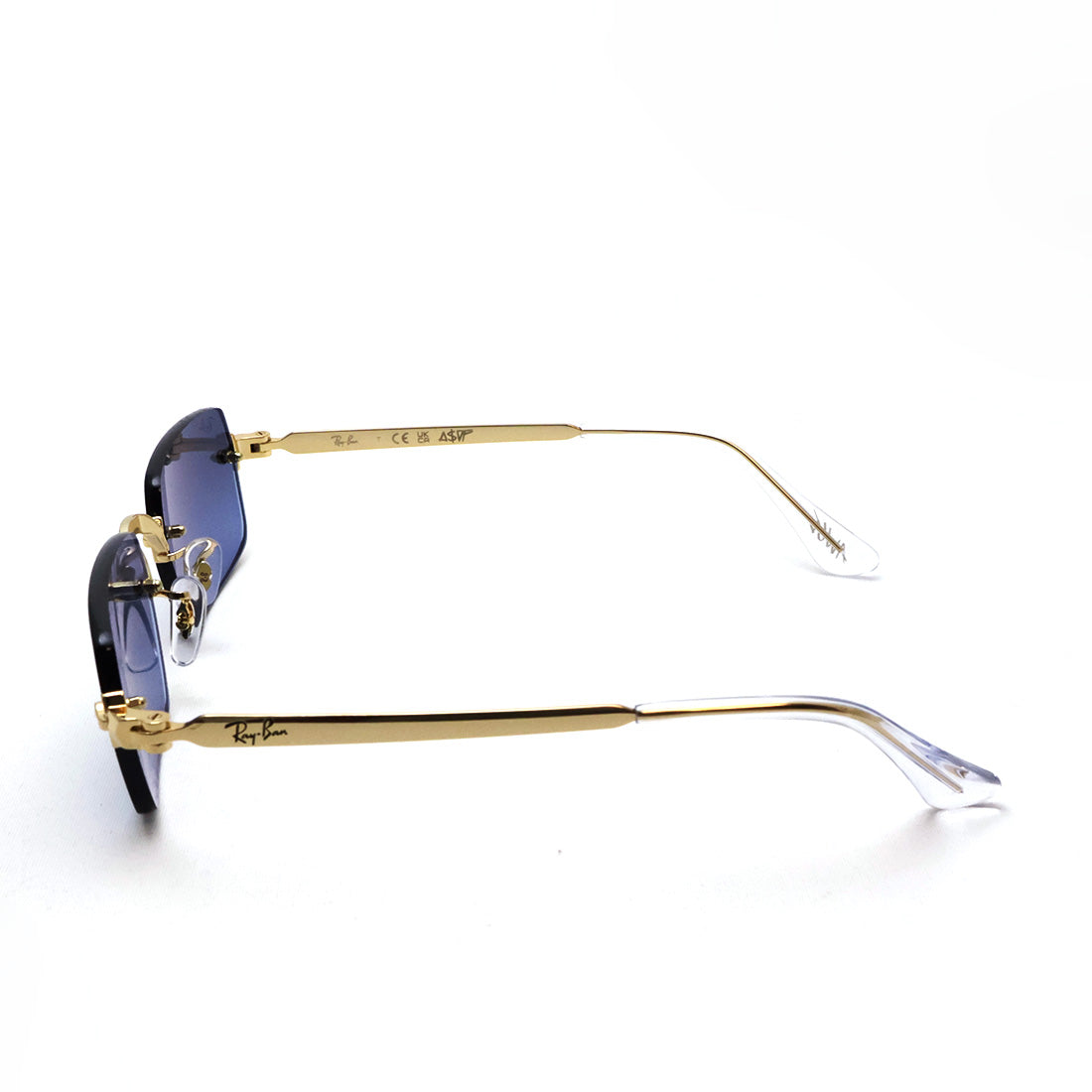 レイバン サングラス Ray-Ban RB3928 001S2 54 A$AP ROCKY リムレス スクエア ゴールド系