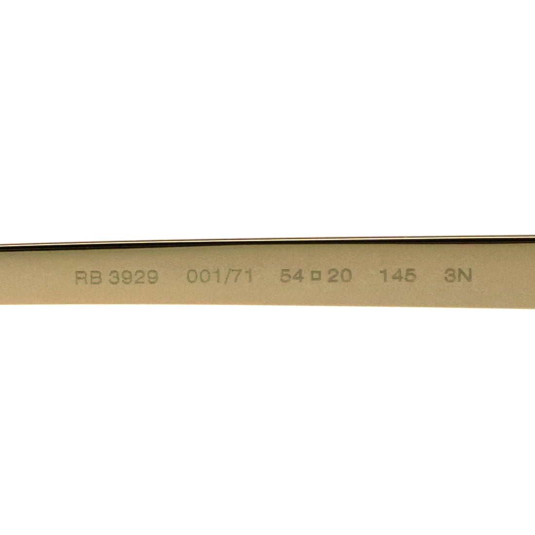 レイバン サングラス Ray-Ban RB3929 00171 54 A$AP ROCKY リムレス オーバル ゴールド系