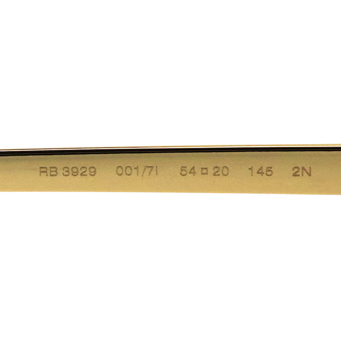 レイバン サングラス Ray-Ban RB3929 0017I 54 A$AP ROCKY リムレス オーバル ゴールド系