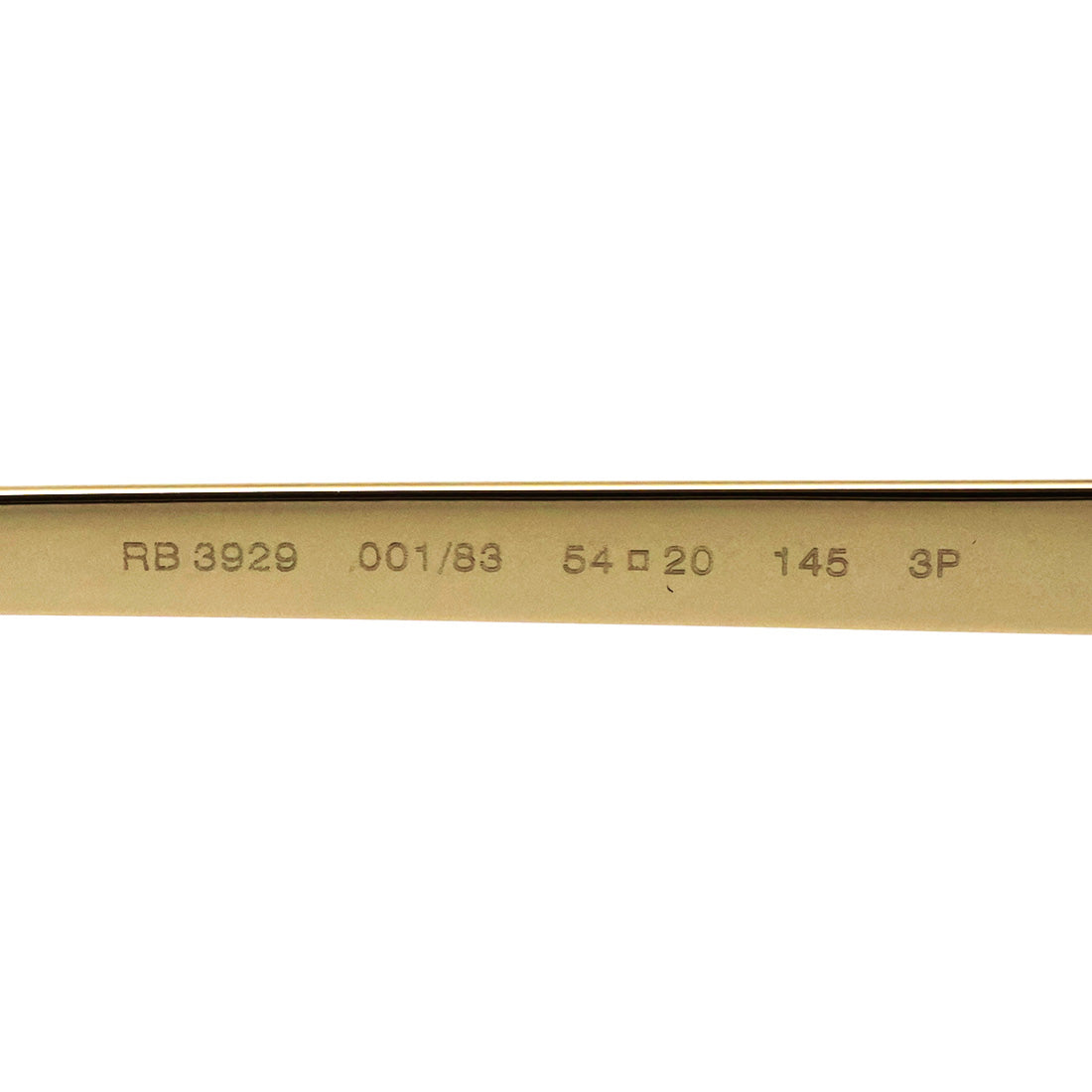 レイバン 偏光サングラス Ray-Ban RB3929 00183 54 A$AP ROCKY リムレス オーバル ゴールド系