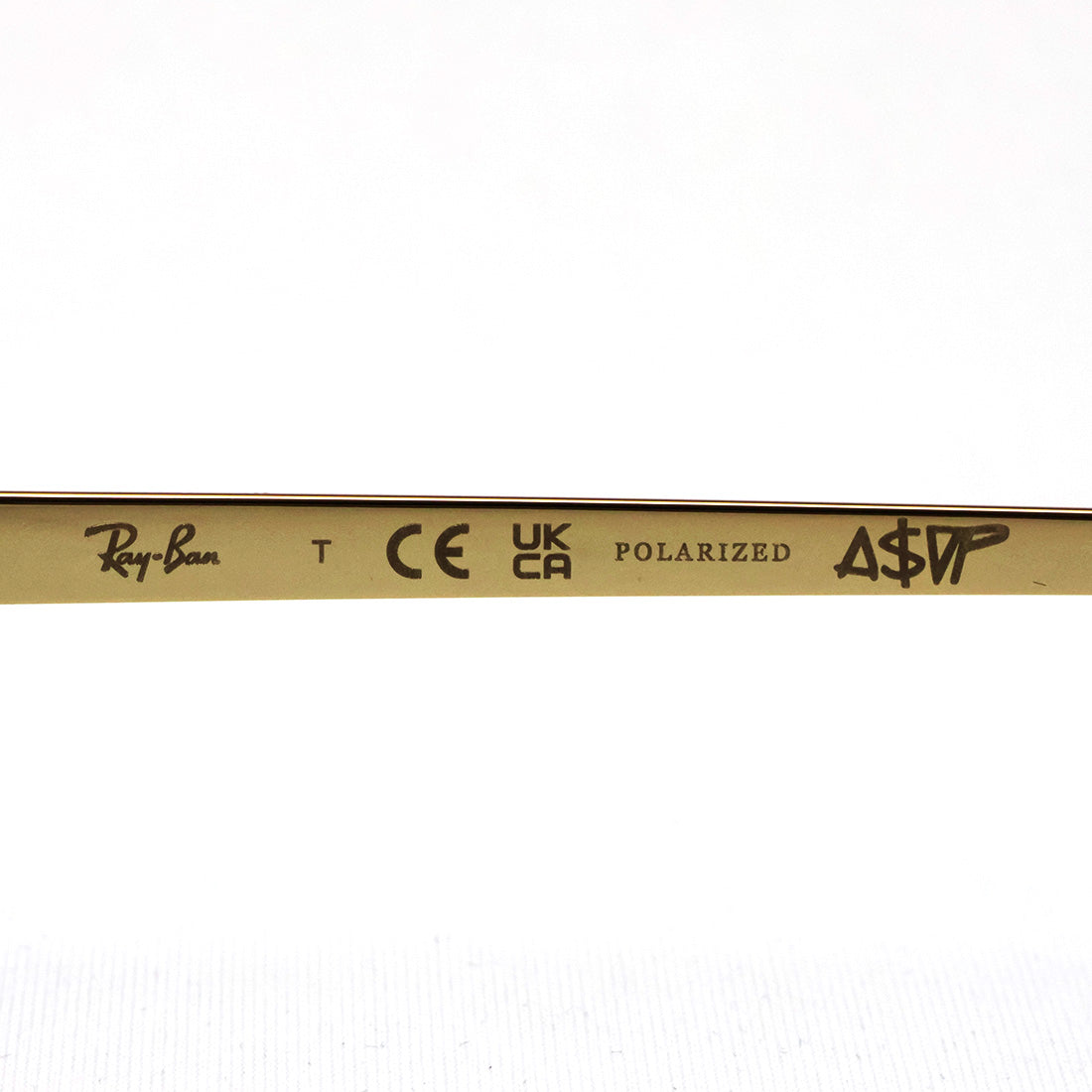レイバン 偏光サングラス Ray-Ban RB3929 00183 54 A$AP ROCKY リムレス オーバル ゴールド系