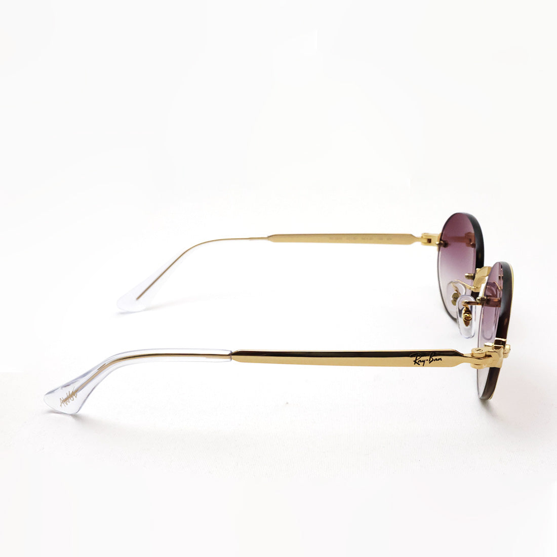 レイバン サングラス Ray-Ban RB3929 0018H 54 A$AP ROCKY リムレス オーバル ゴールド系