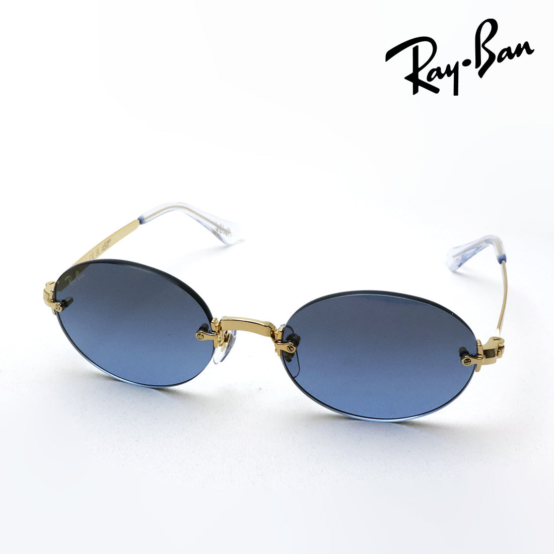 レイバン サングラス Ray-Ban RB3929 001S2 54 A$AP ROCKY リムレス オーバル ゴールド系