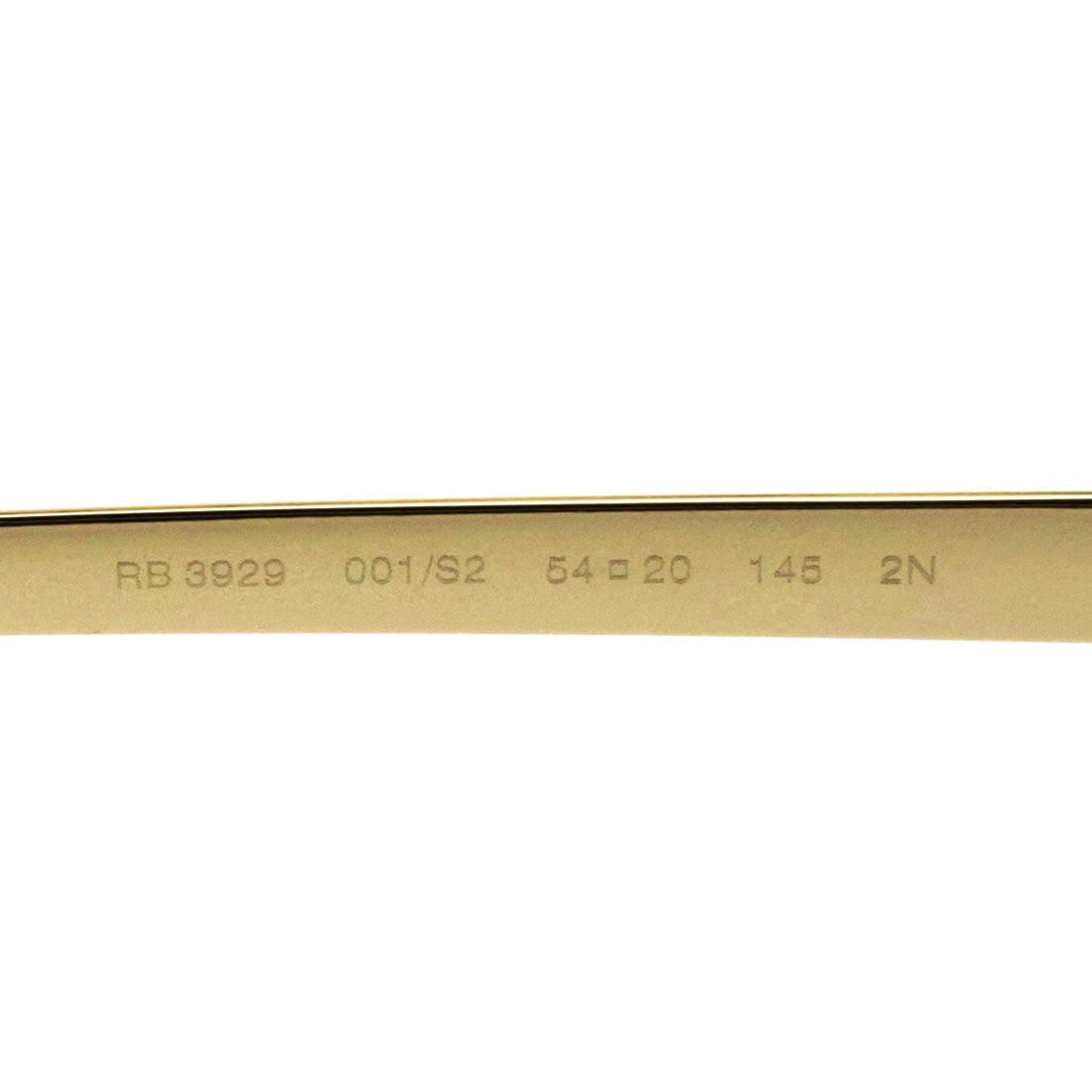 レイバン サングラス Ray-Ban RB3929 001S2 54 A$AP ROCKY リムレス オーバル ゴールド系