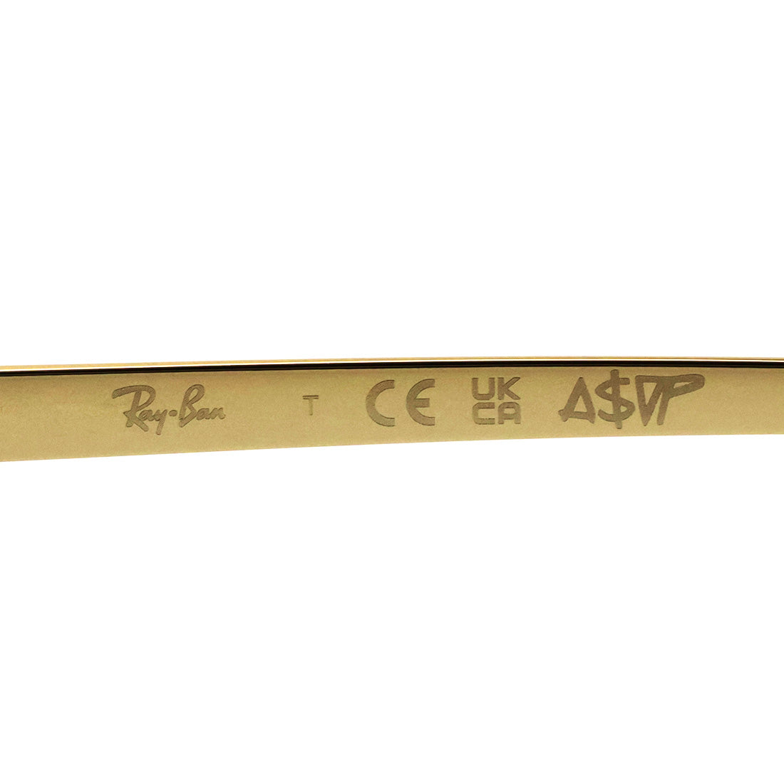 レイバン サングラス Ray-Ban RB3929 001S2 54 A$AP ROCKY リムレス オーバル ゴールド系