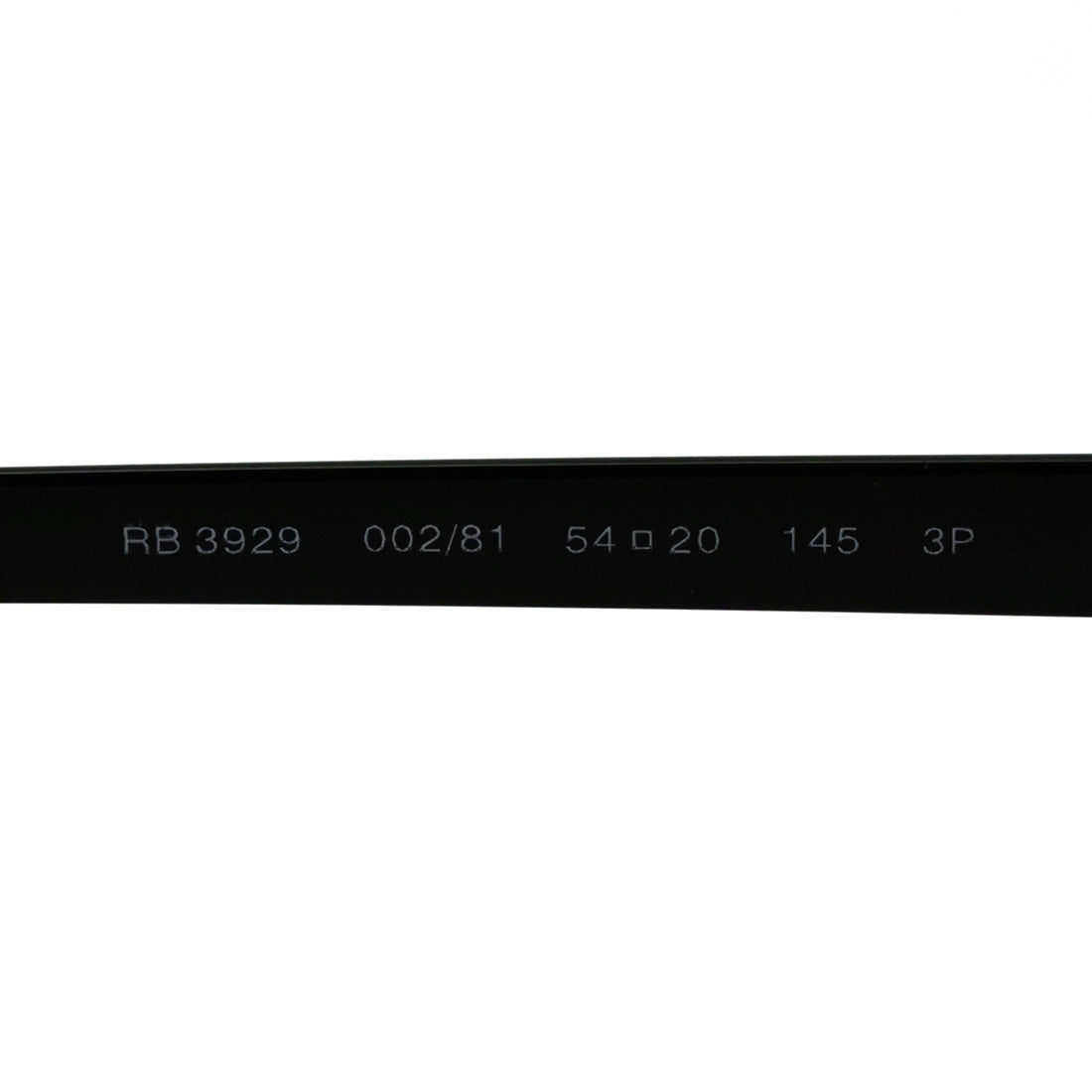 レイバン 偏光サングラス Ray-Ban RB3929 00281 54 A$AP ROCKY リムレス オーバル ブラック系