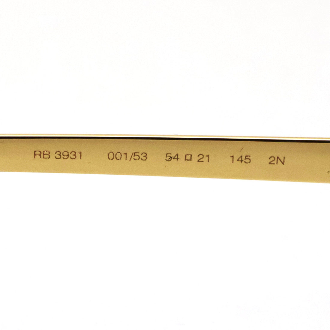 レイバン サングラス Ray-Ban RB3931 00153 54 A$AP ROCKY オーバル ゴールド系