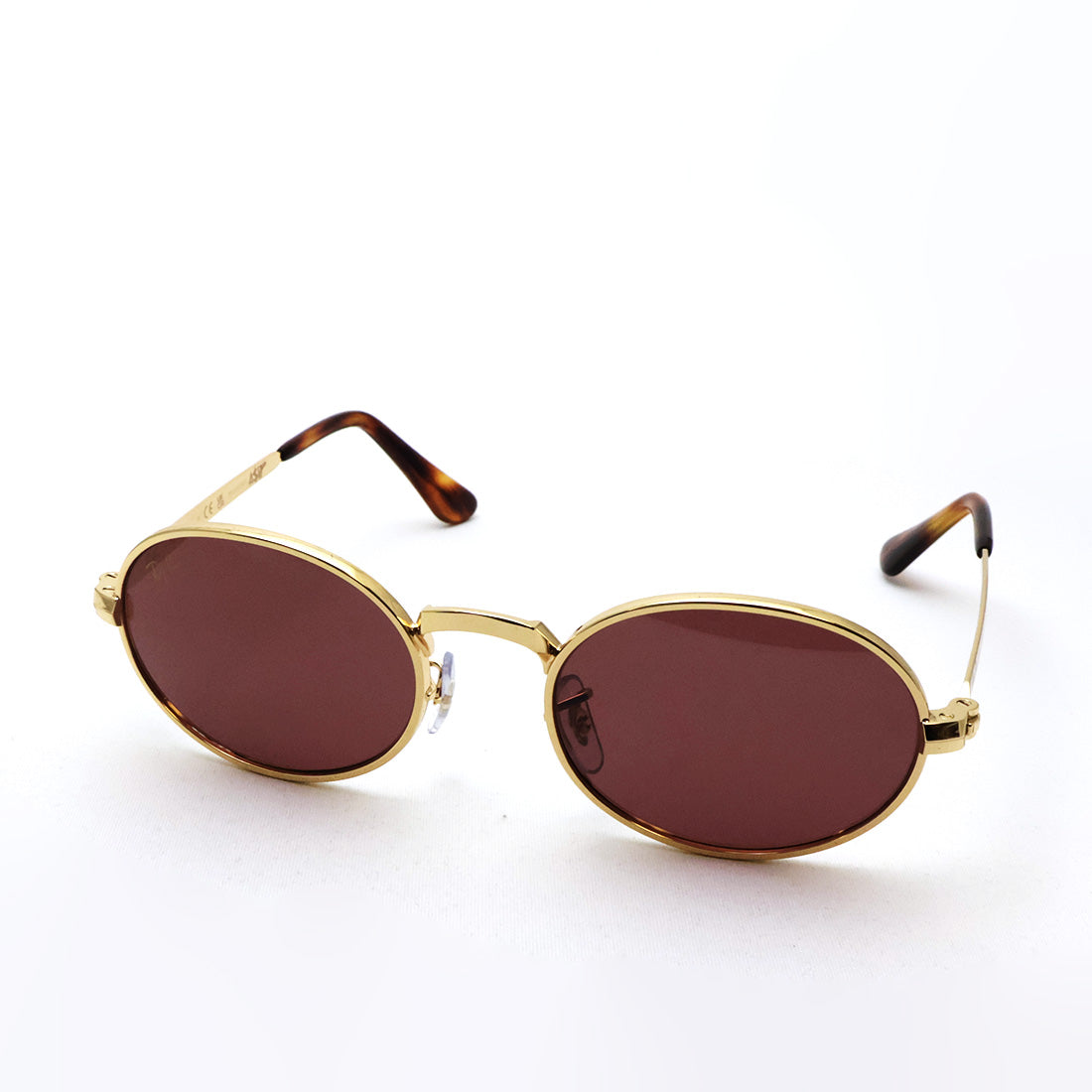 レイバン 偏光サングラス Ray-Ban RB3931 001AF 54 A$AP ROCKY オーバル ゴールド系