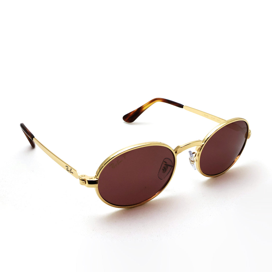 レイバン 偏光サングラス Ray-Ban RB3931 001AF 54 A$AP ROCKY オーバル ゴールド系