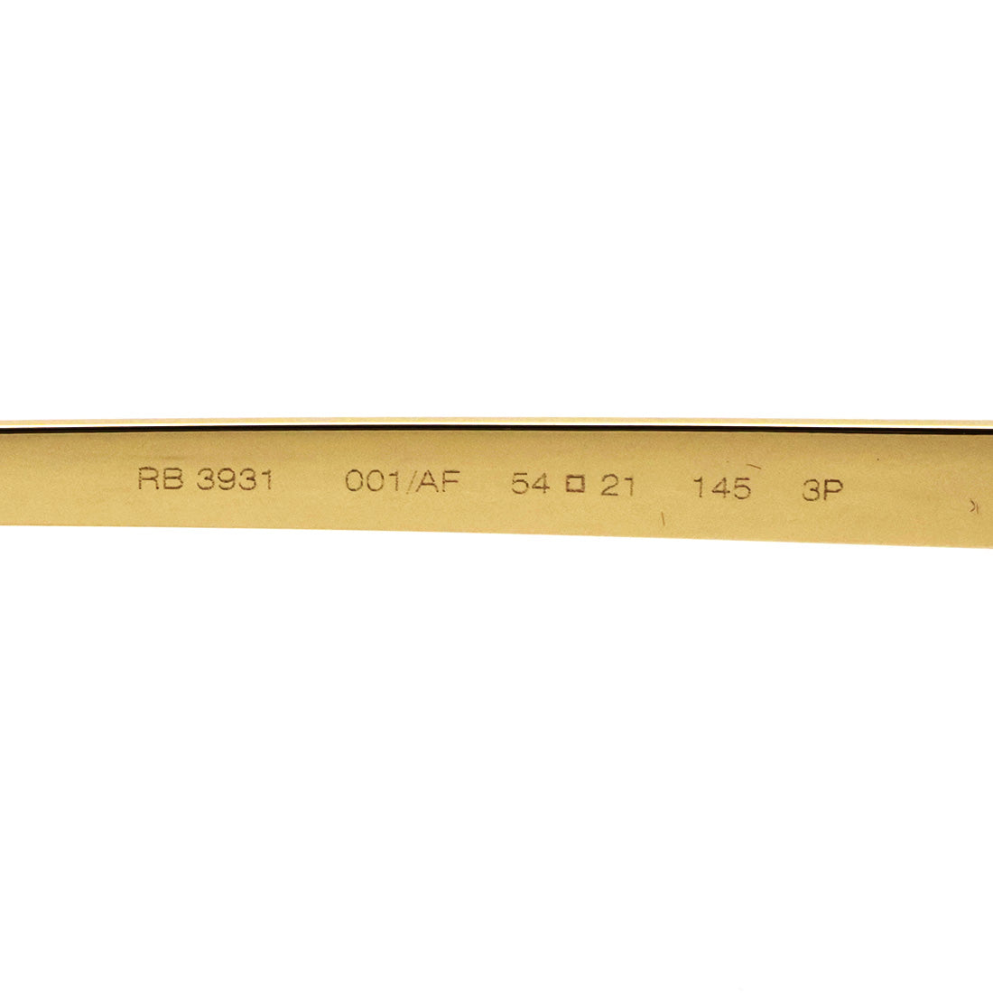 レイバン 偏光サングラス Ray-Ban RB3931 001AF 54 A$AP ROCKY オーバル ゴールド系