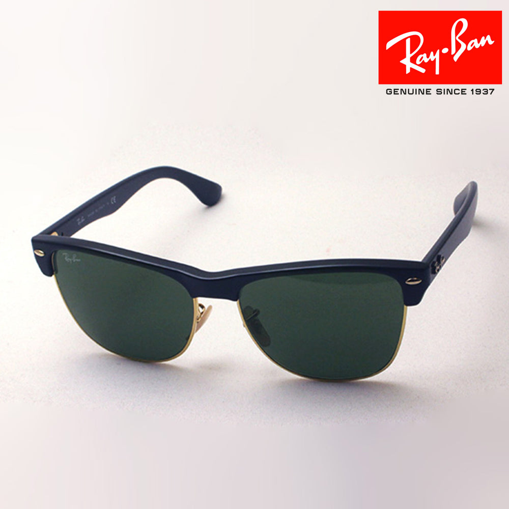 CLUBMASTER OVERSIZED Sunglasses in Black On Gold and G-15