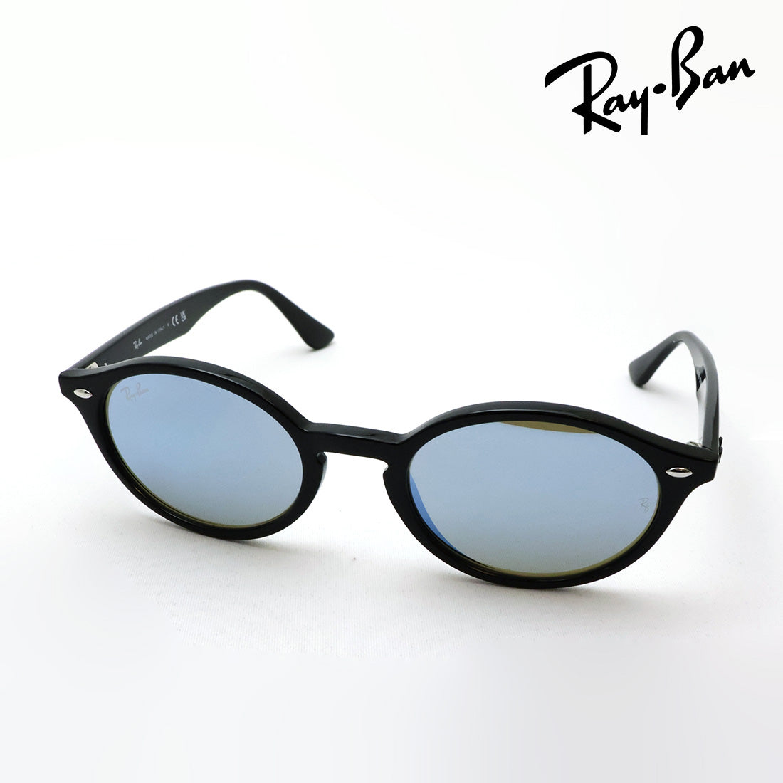 レイバン サングラス Ray-Ban RB4315 6018O 51 ミラー オーバル ブラック系