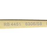 レイバン 偏光サングラス Ray-Ban RB4451 630658 50 53 ウェリントン